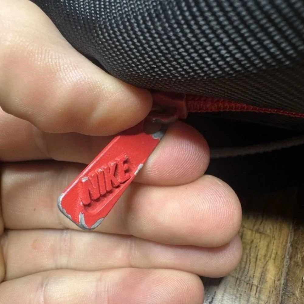 Vintage Nike Flight Duffle Bag 90s Embroidered Script Rare‎ OG Jordan Era